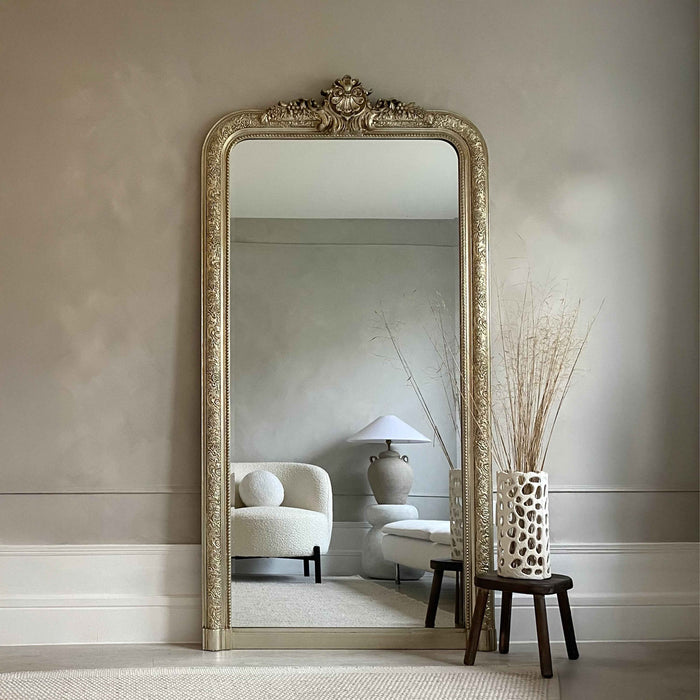 Kensington - Miroir Orné Champagne Pleine Longueur 196cm x 100cm