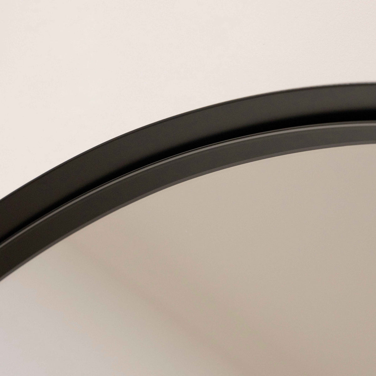 Arcus - Miroir Métallique Noir Extra Large Arqué Pleine Longueur 200cm x 90cm