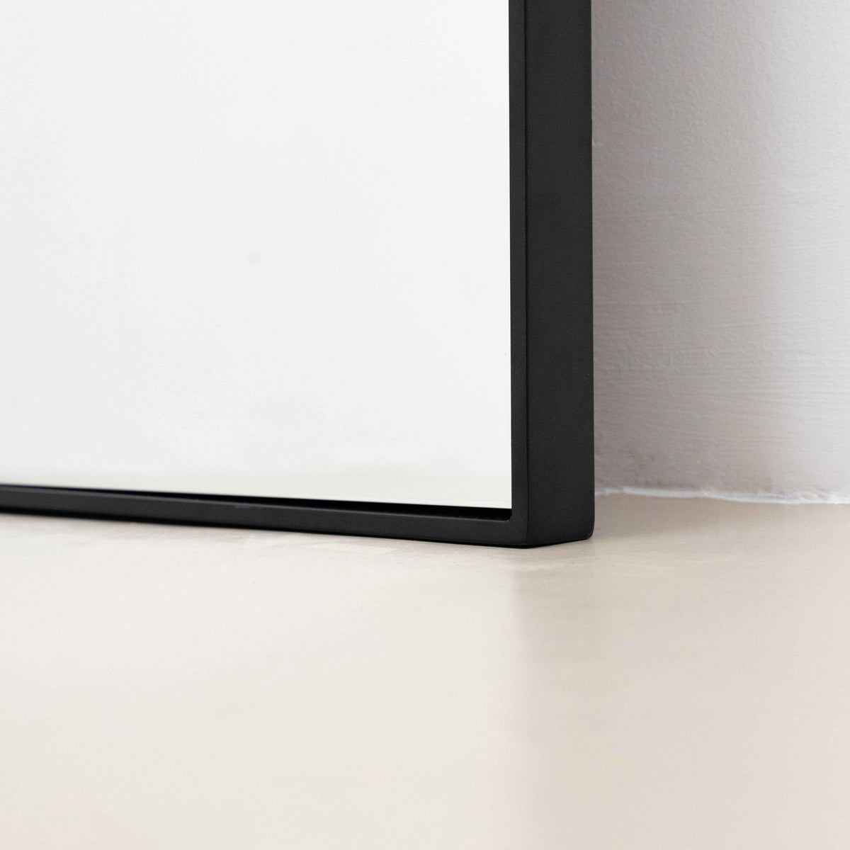 Theo - Miroir Métallique Noir Extra Large Pleine Longueur 200cm x 100cm