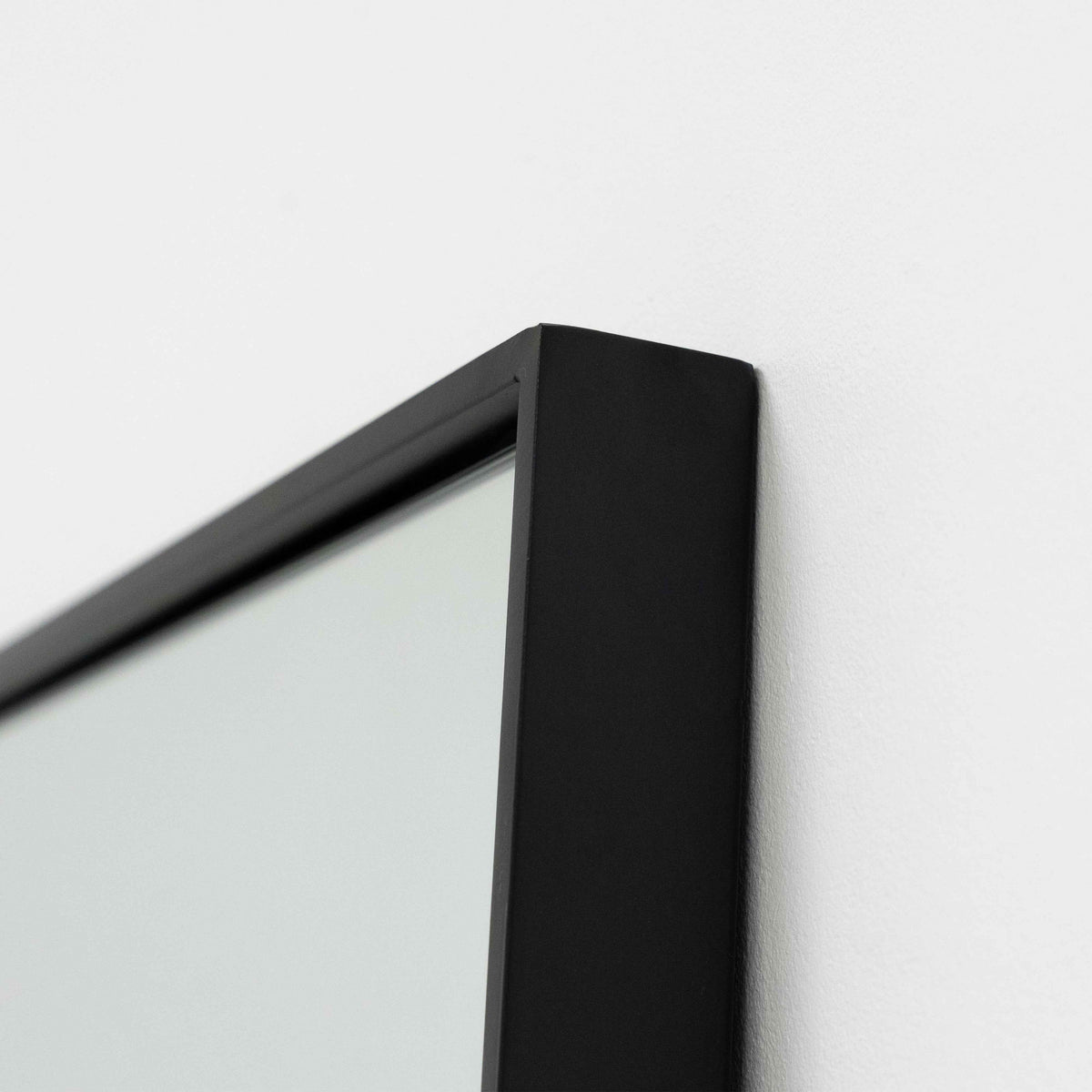 Theo - Miroir Métallique Noir Extra Large Pleine Longueur 200cm x 100cm