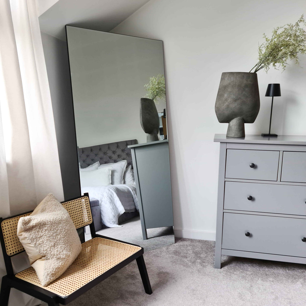 Edge - Grand miroir rectangulaire sans cadre pleine longueur 170cm x 80cm