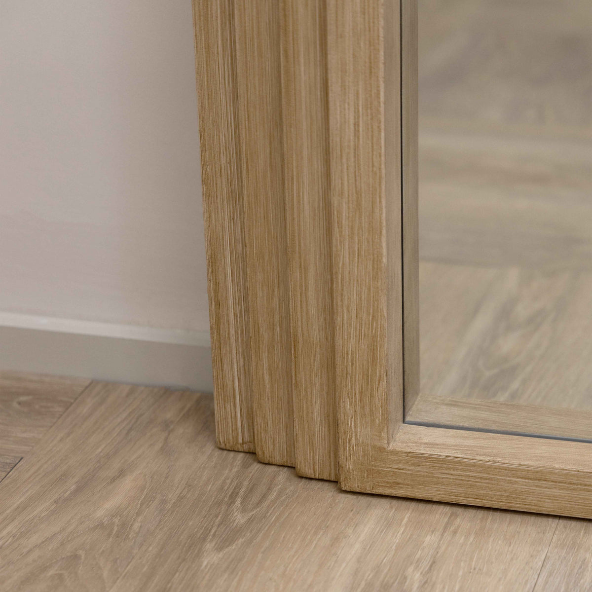 Luciana - Miroir en bois lavé arche pleine longueur 180cm x 110cm