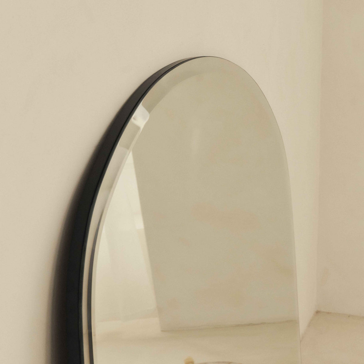 Vienne - Grand miroir sans cadre à biseau 95 cm x 70 cm pour manteau de cheminée