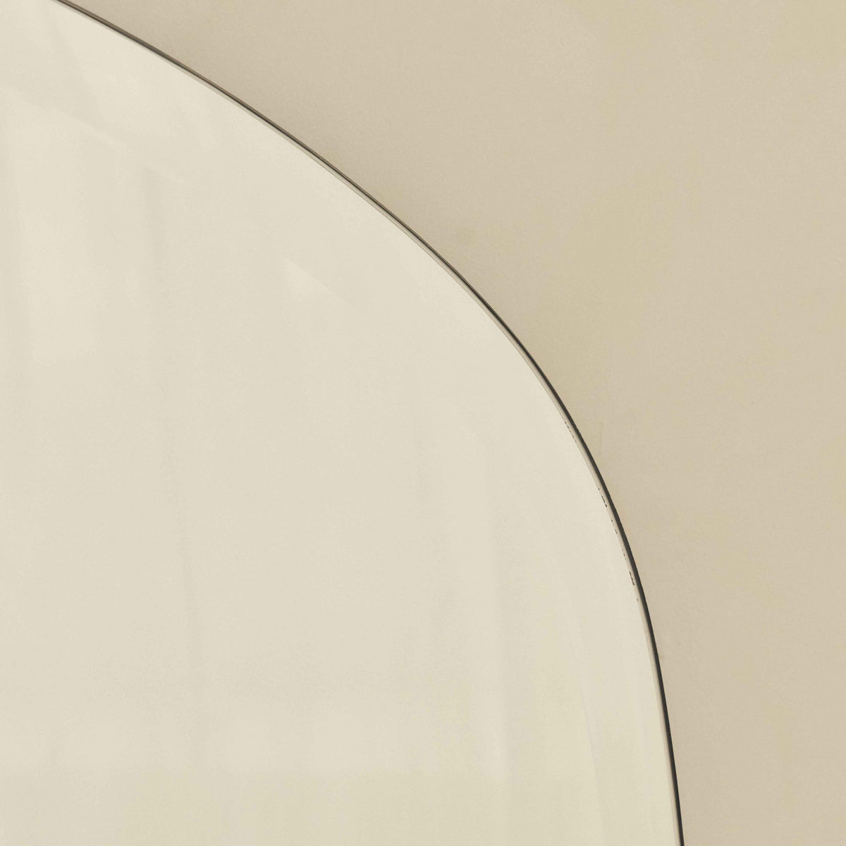 Vienne - Grand miroir sans cadre à biseau 95 cm x 70 cm pour manteau de cheminée