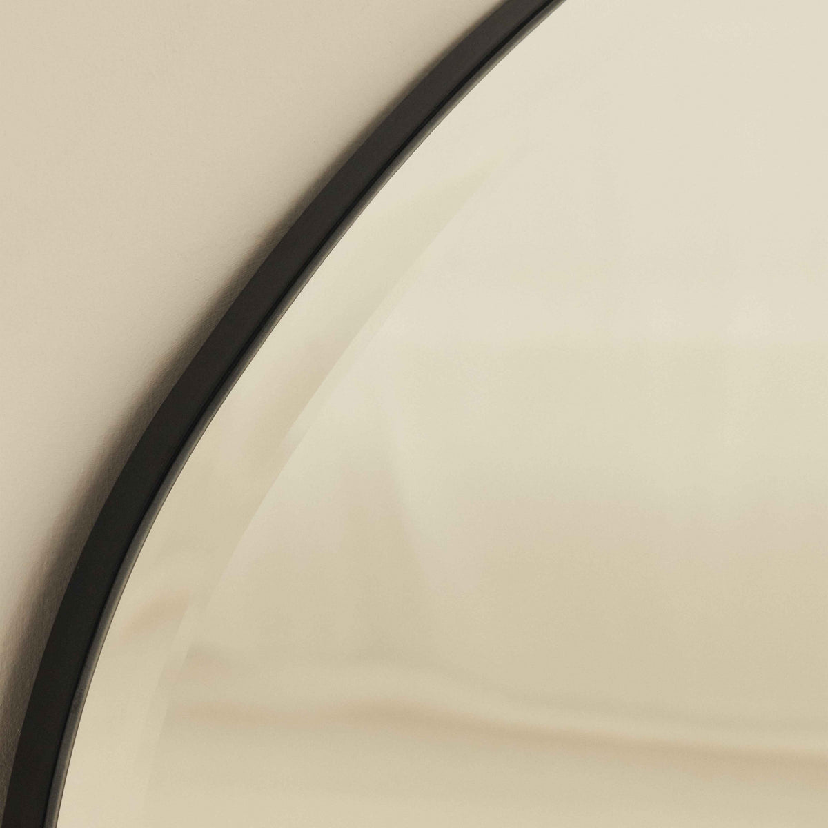 Vienne - Grand miroir sans cadre à biseau 95 cm x 70 cm pour manteau de cheminée