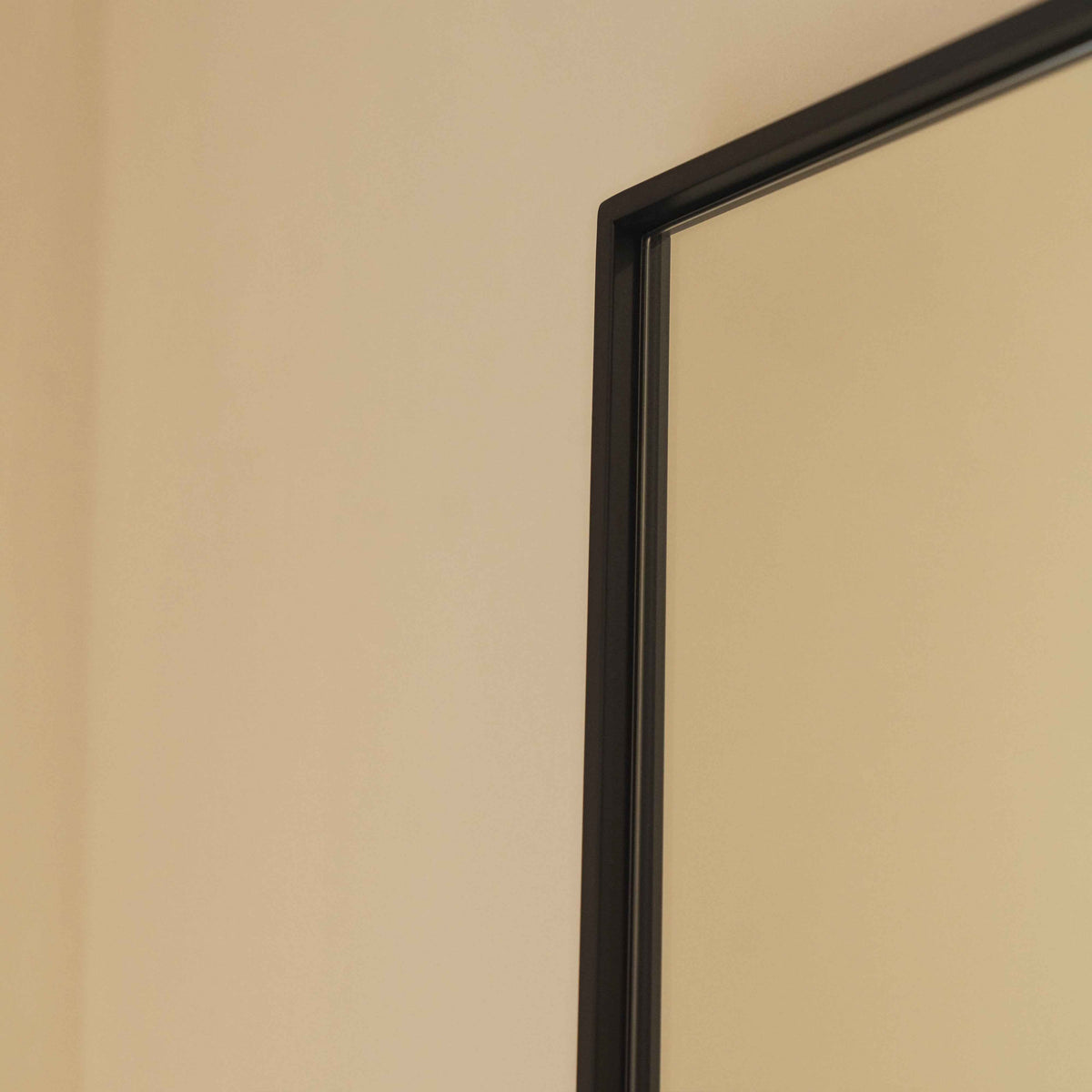 Theo - Miroir Métallique Noir Extra Large Pleine Longueur 180cm x 100cm