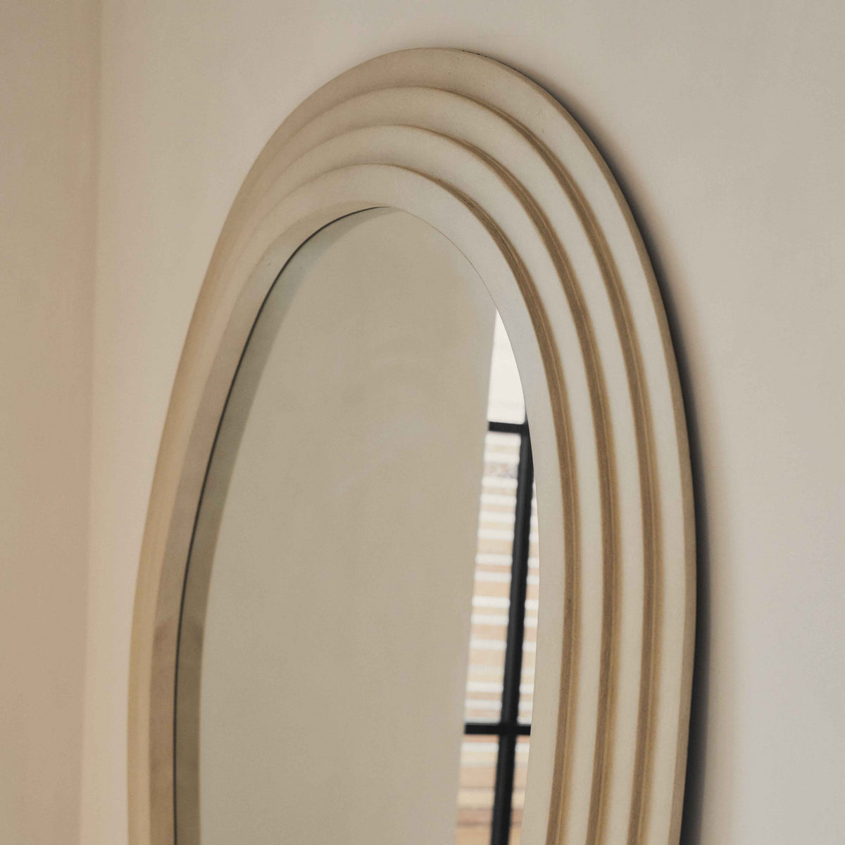 Luciana - Miroir Extra Large en Béton Irregular Pleine Longueur 200cm x 115cm