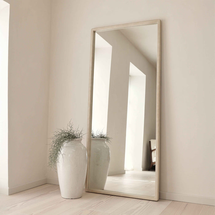 Arden - Miroir en bois pleine longueur béton 180cm x 80cm