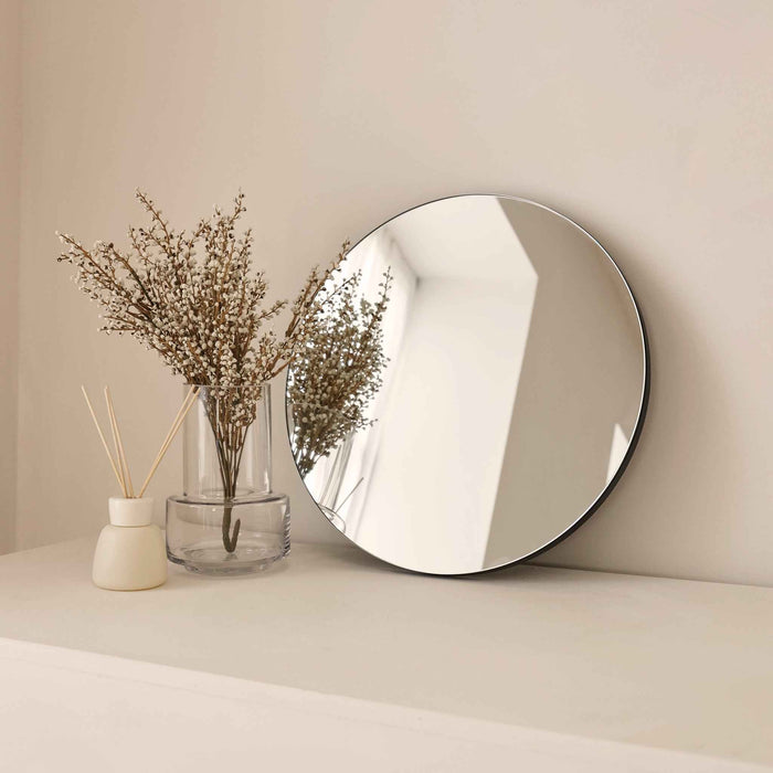 Edge - Miroir Mural Rond Sans Cadre 40cm x 40cm
