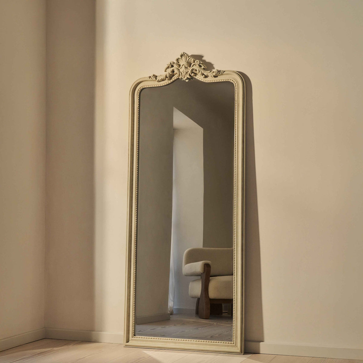 James - Miroir Arche Pleine Longueur en Béton 189cm x 80cm