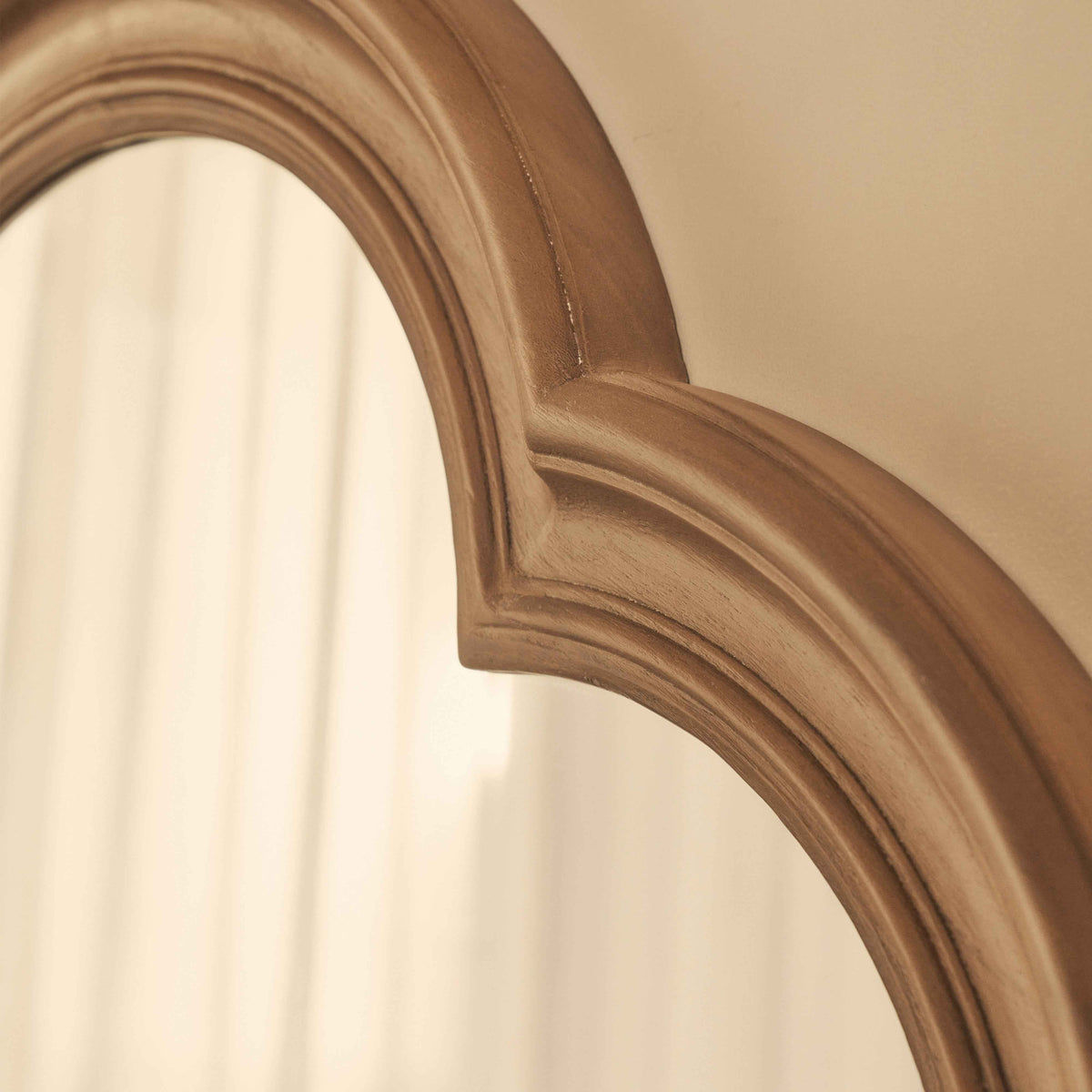 Melilla - Miroir Arqué en Bois Lavé 120cm x 80cm