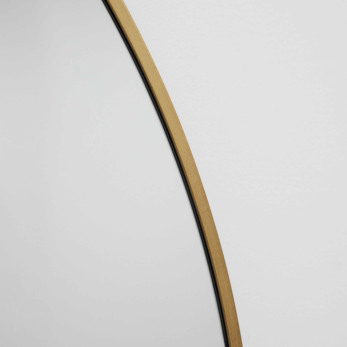 Liberty - Miroir Métallique Arqué Pleine Longueur Or 200cm x 120cm