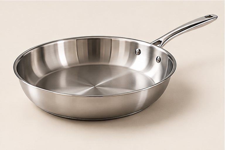 Poêle inox 28cm — visuel illustratif